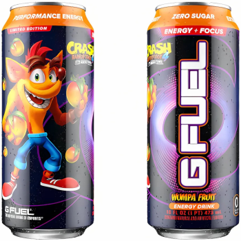 G FUEL - Crash Bandicoot Wumpa Fruit Zero Sugar Energy Drink 473ml